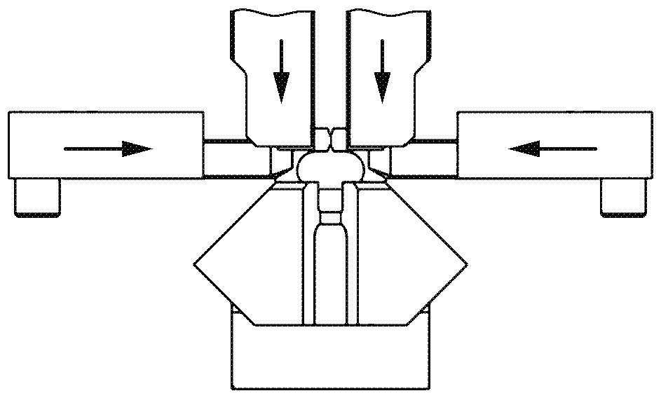 Chain welding machine used for butt welding of chain link resistors