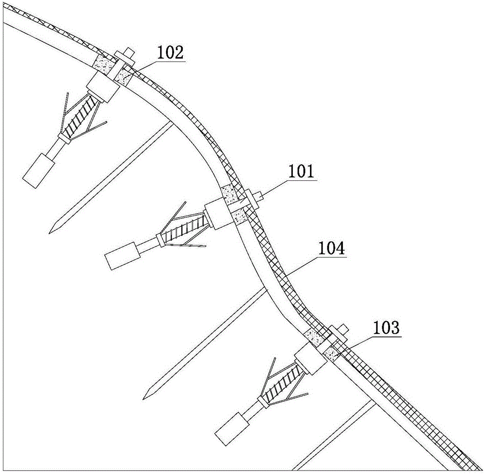 Slope anti-slip system