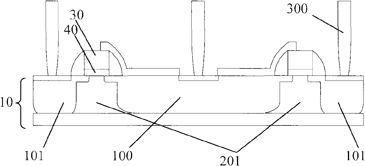 Array field effect transistor