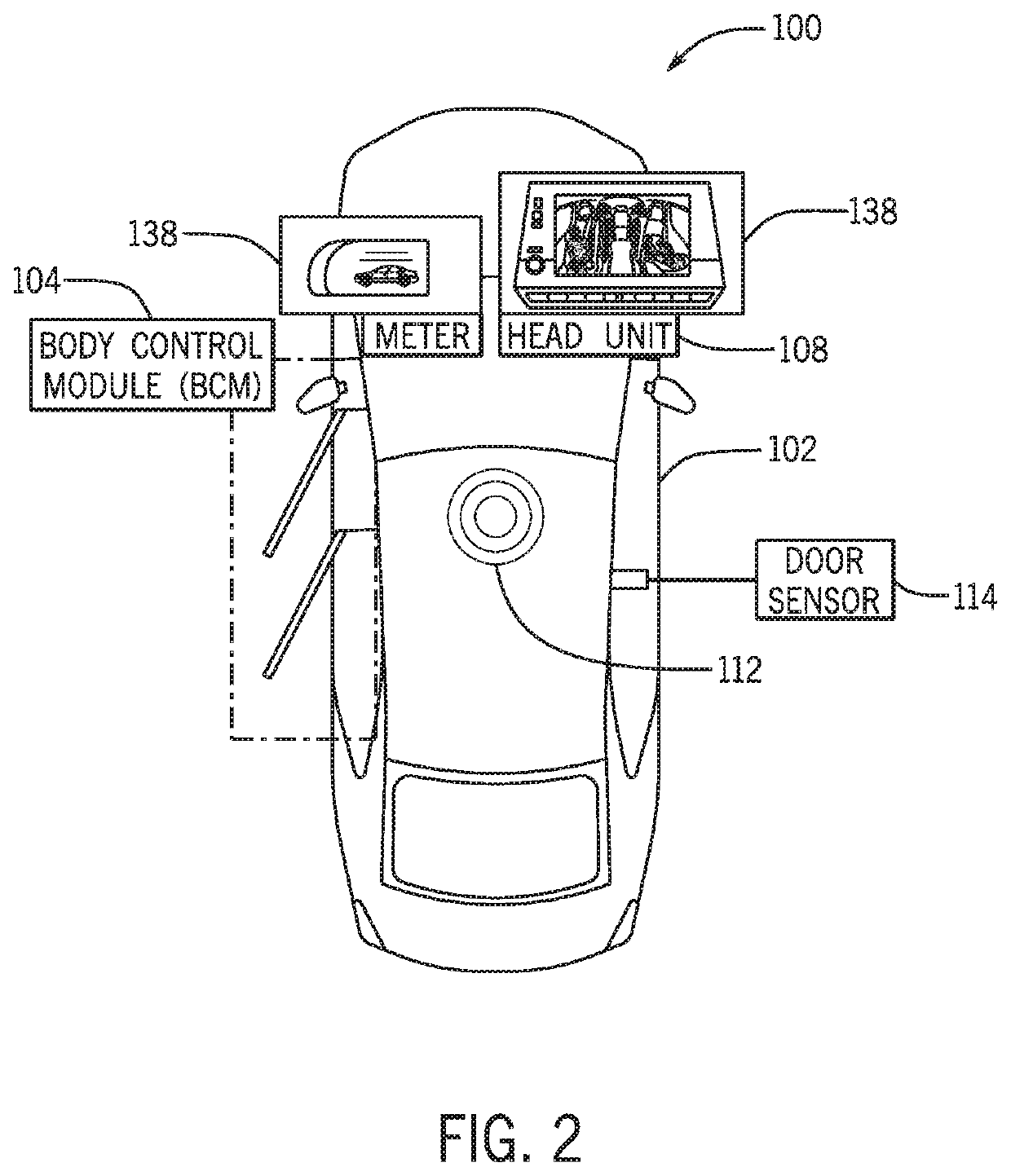 System and method for providing rear seat monitoring within a vehicle