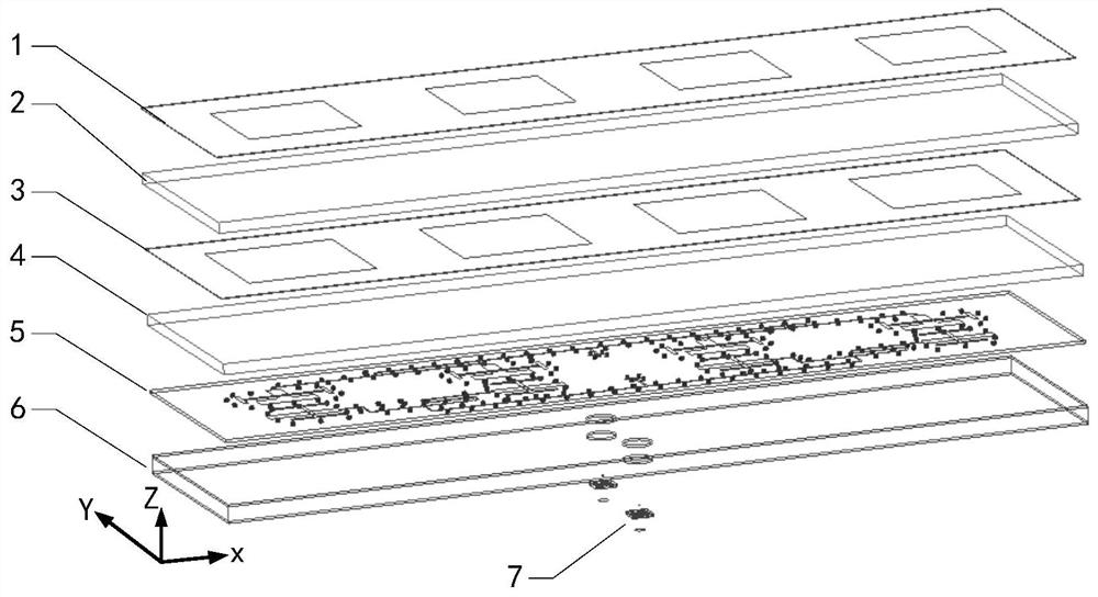 A spaceborne SAR dual-polarized microstrip radiating sub-array antenna