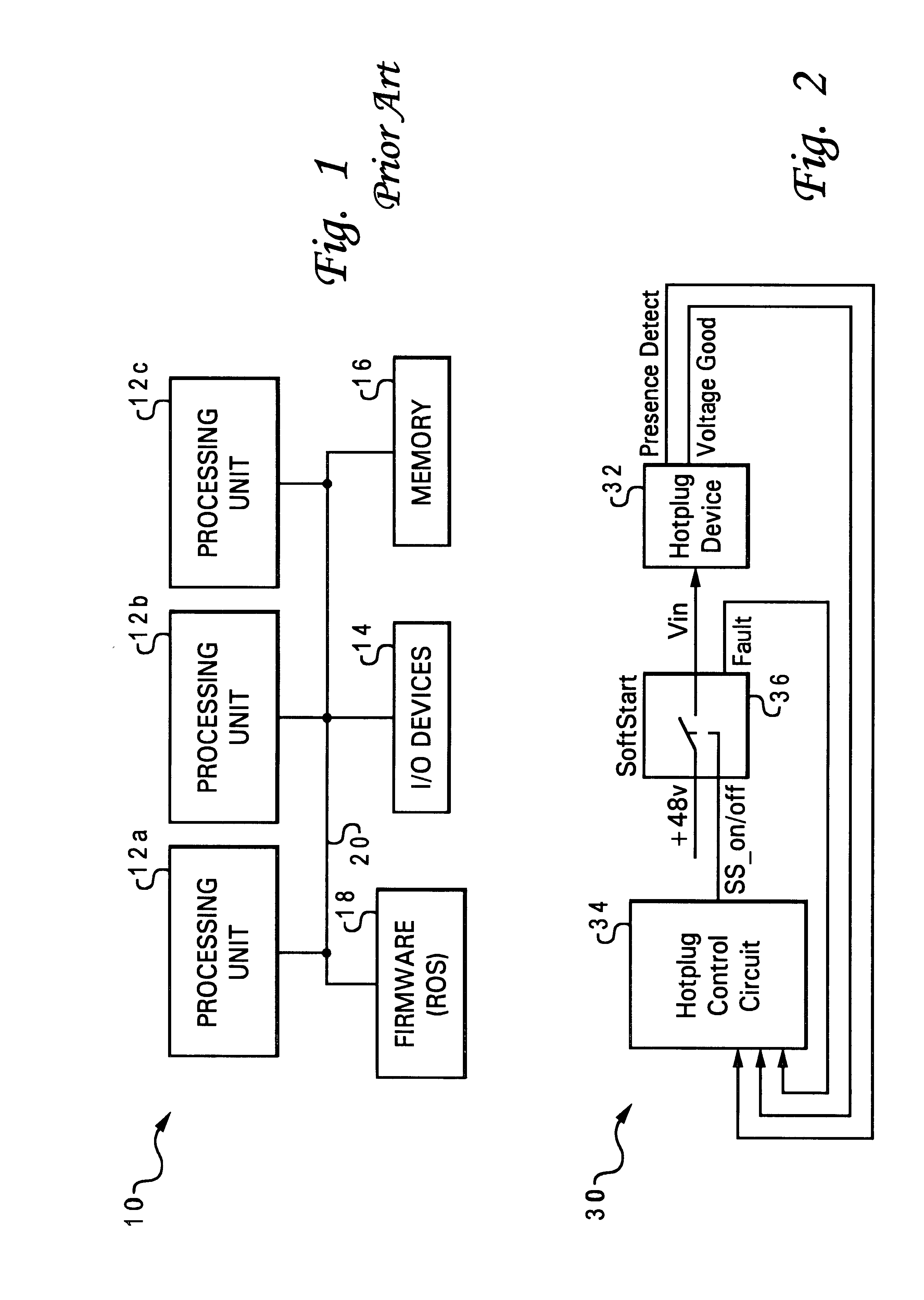 Hot plug control of MP based computer system