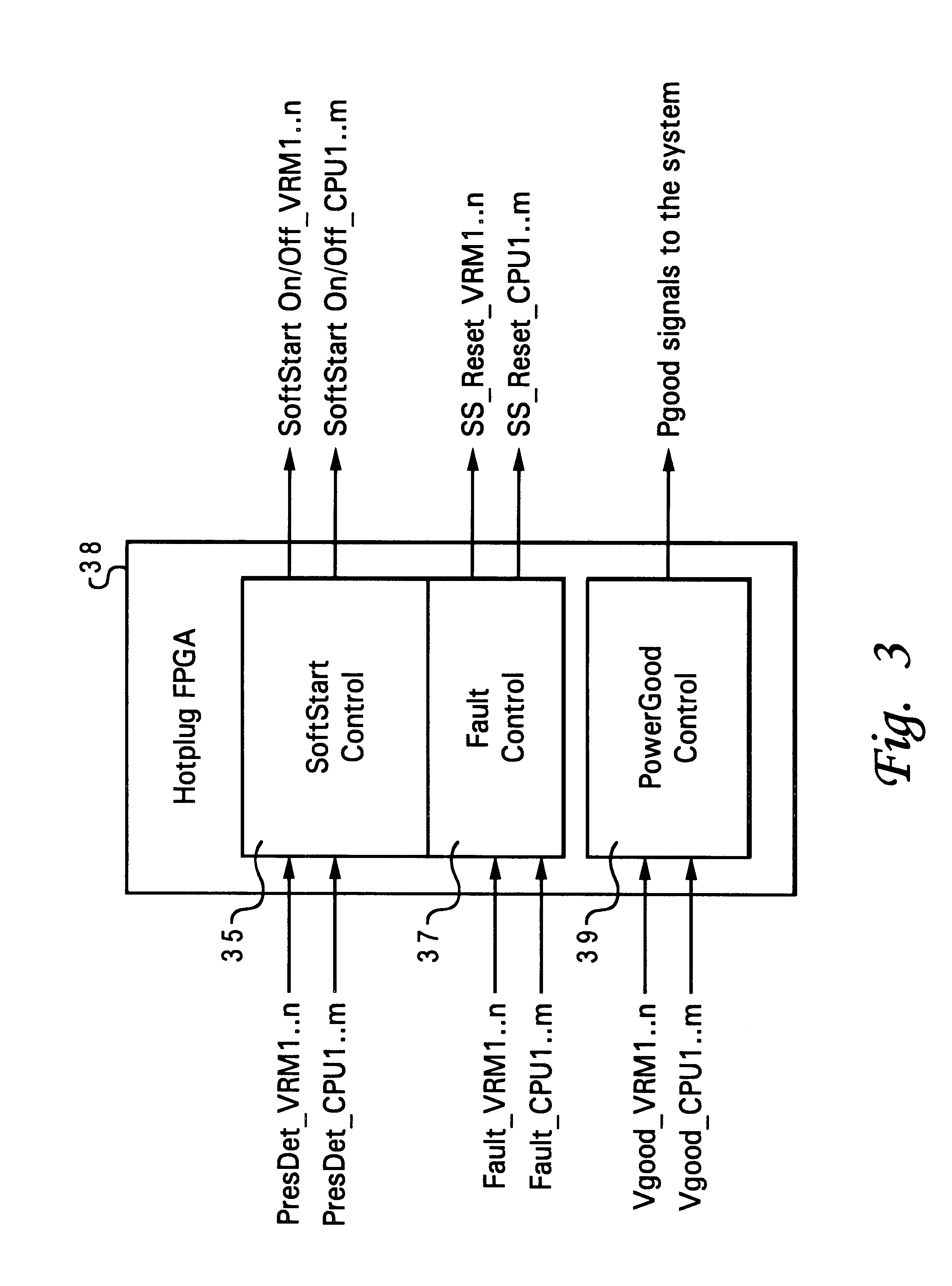 Hot plug control of MP based computer system