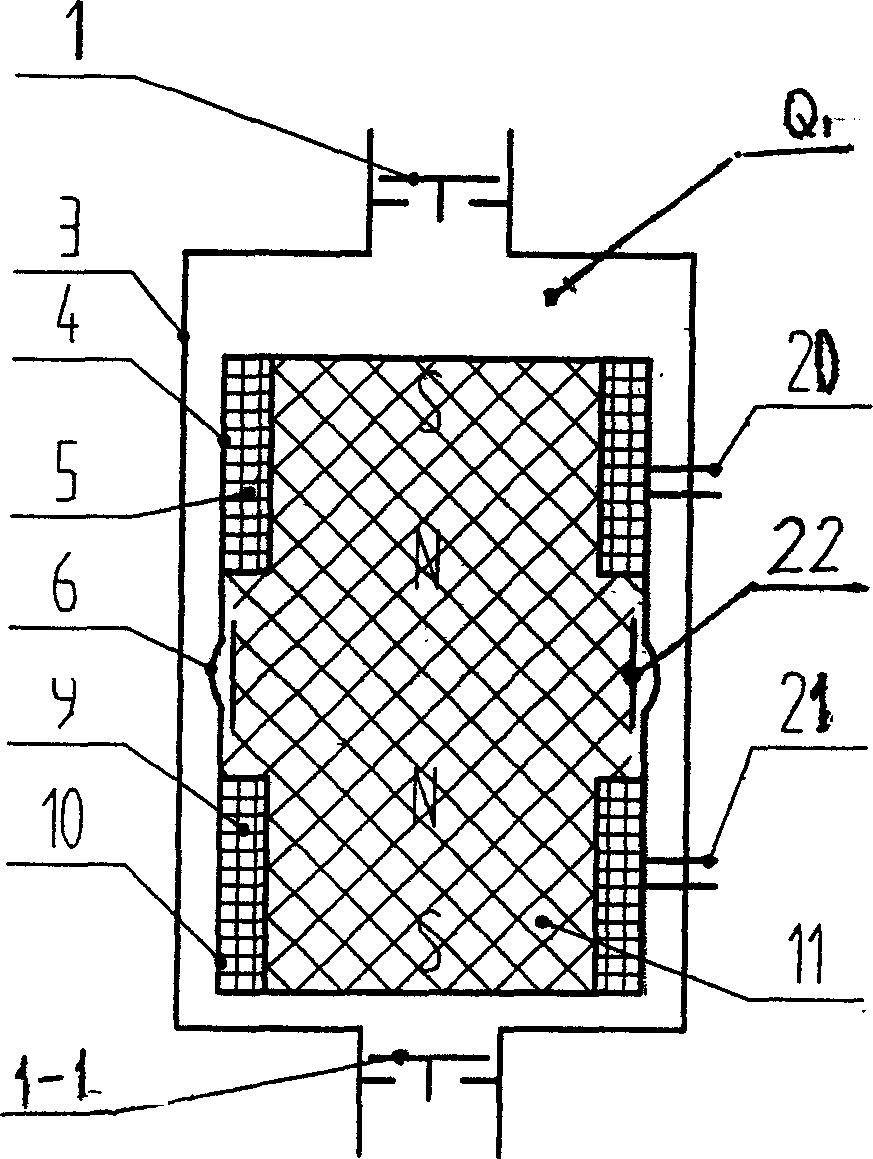 Electromagnetic volume factor fluid engine