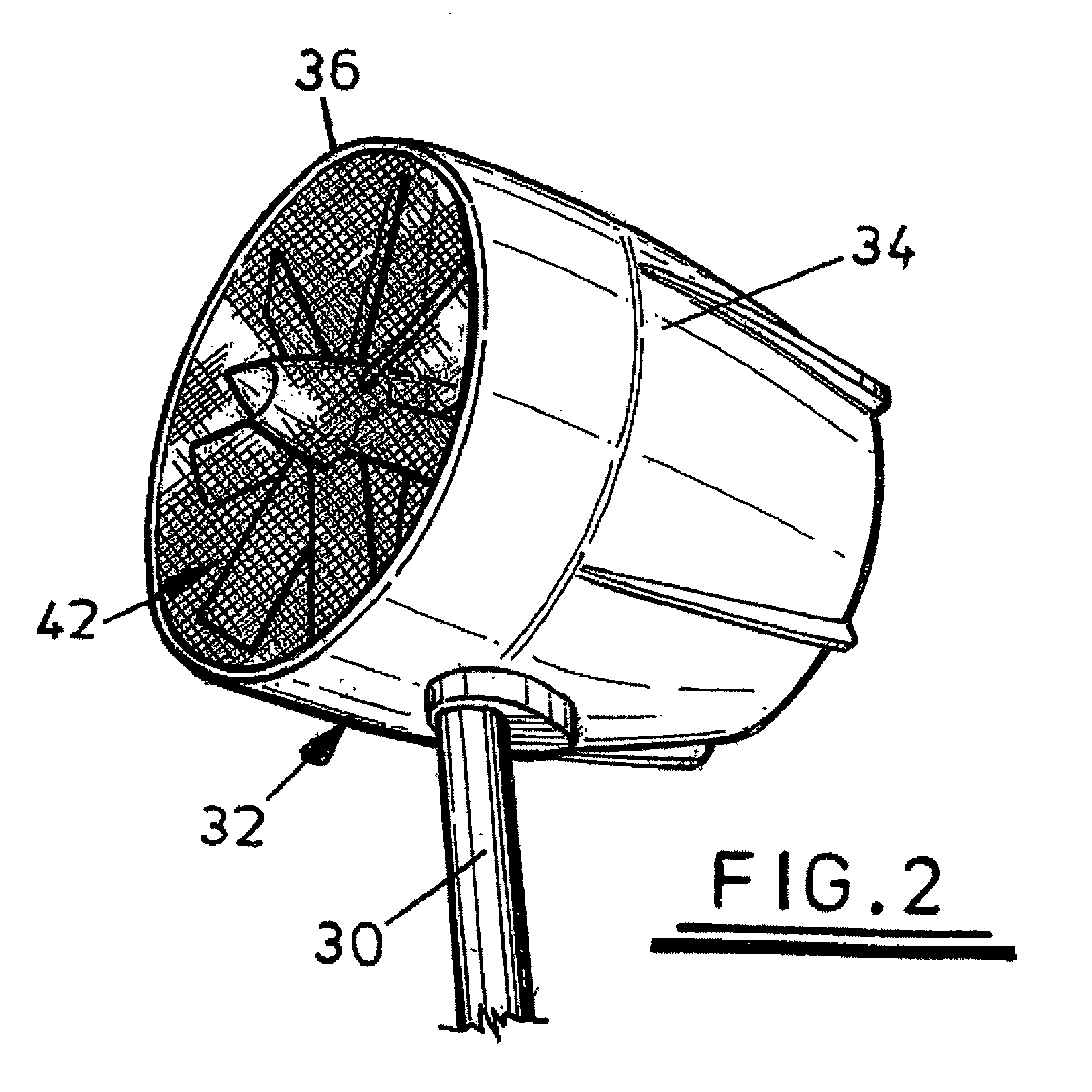 Roof mounted wind turbine