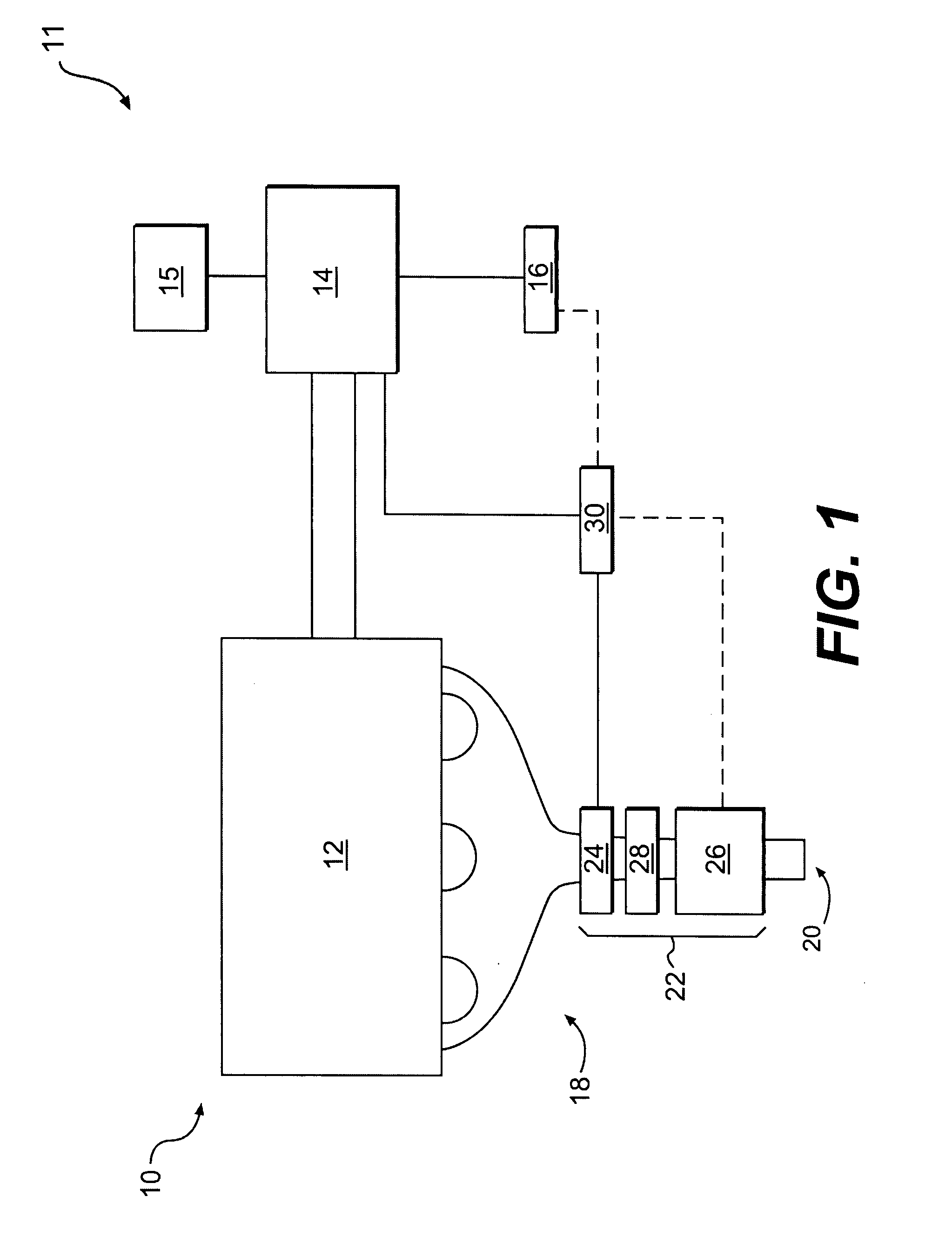 Catalyst temperature control system for a hybrid engine