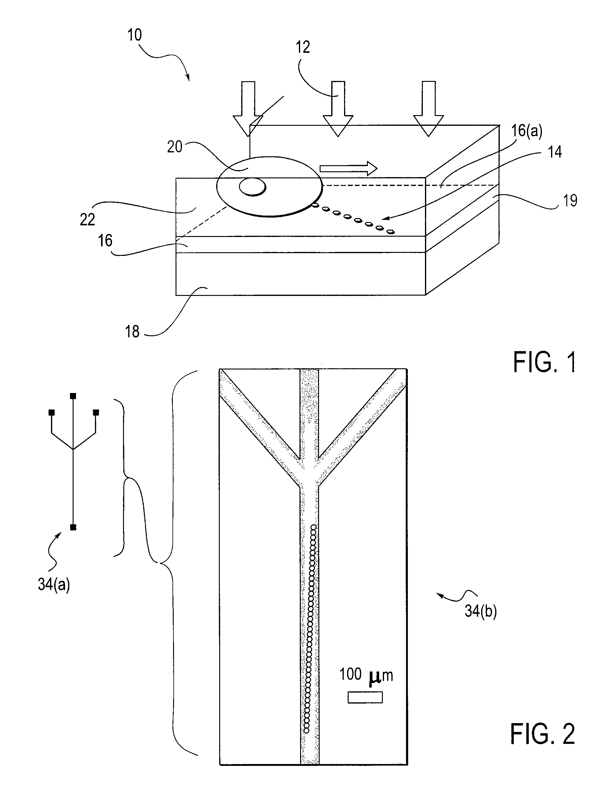 Optofluidic microscope device