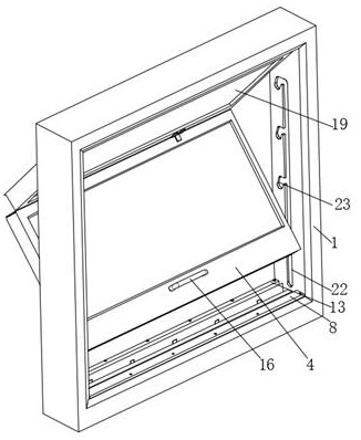 Aluminum alloy door and window with water seepage prevention structure