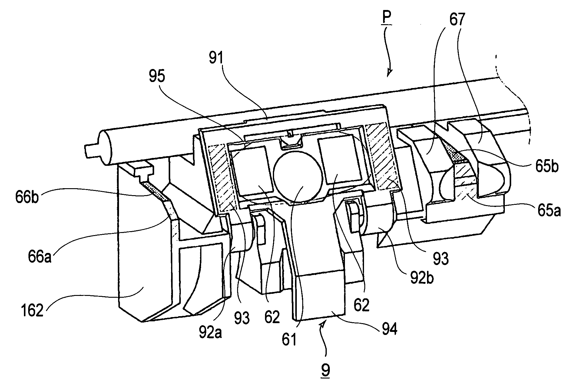 Image forming apparatus, unit mountable thereto and separating member