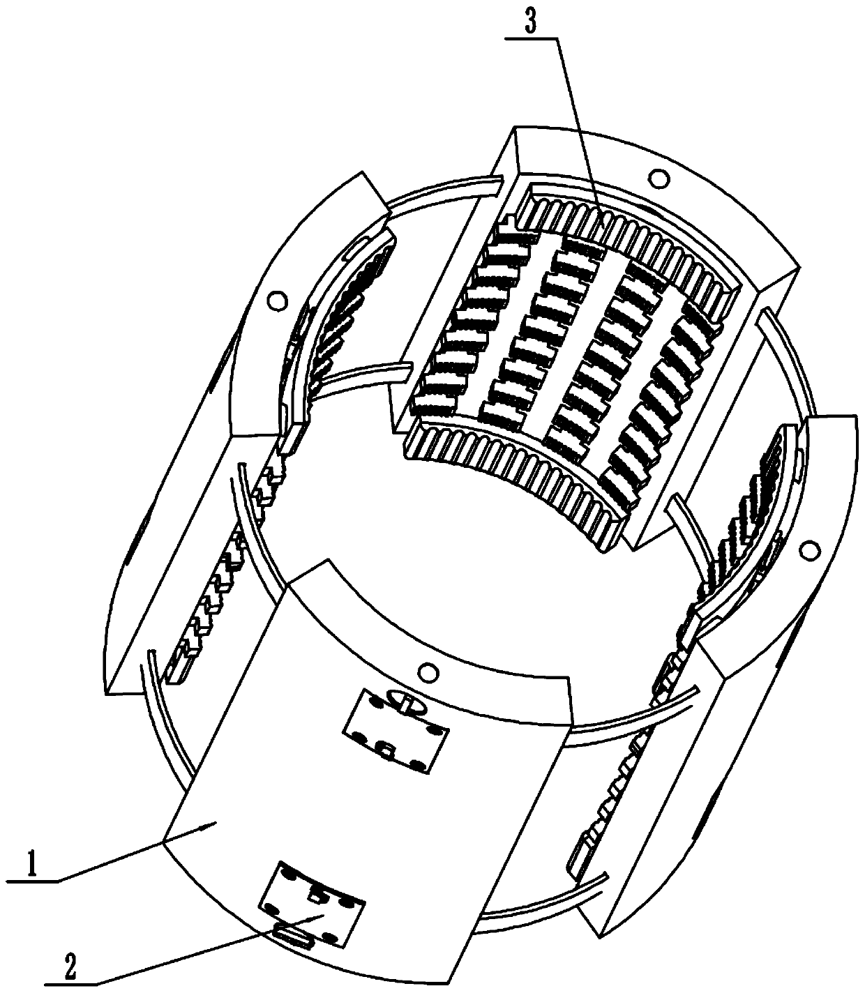 Fracture auxiliary fixing clamp