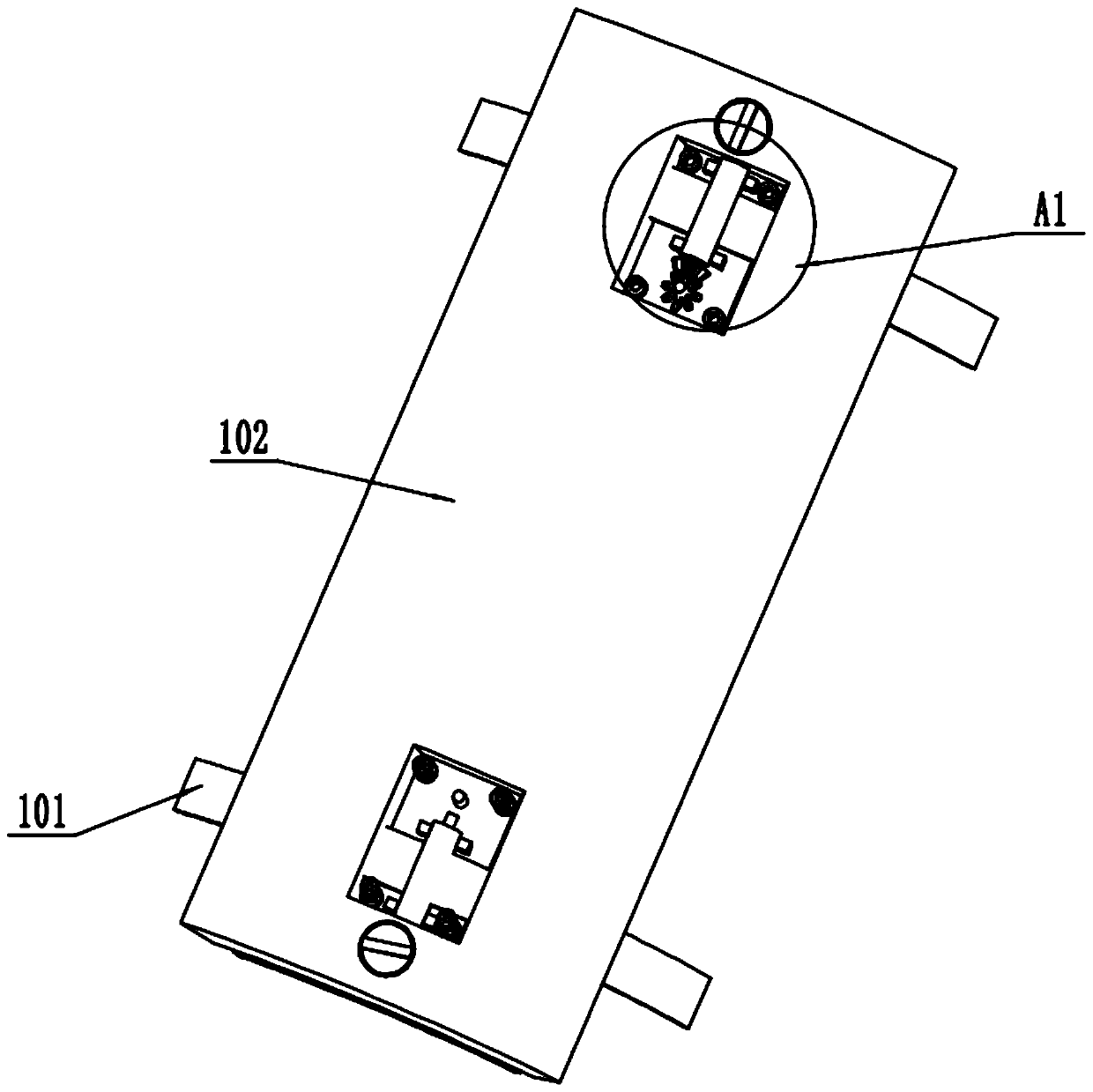 Fracture auxiliary fixing clamp