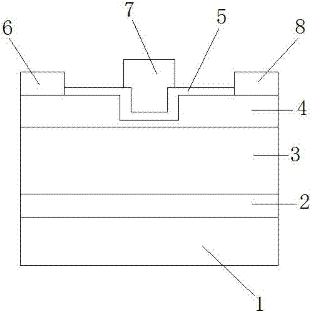 Graphene buried heat radiation layer and vertical channel GaN MISFET cellular structure and preparation method