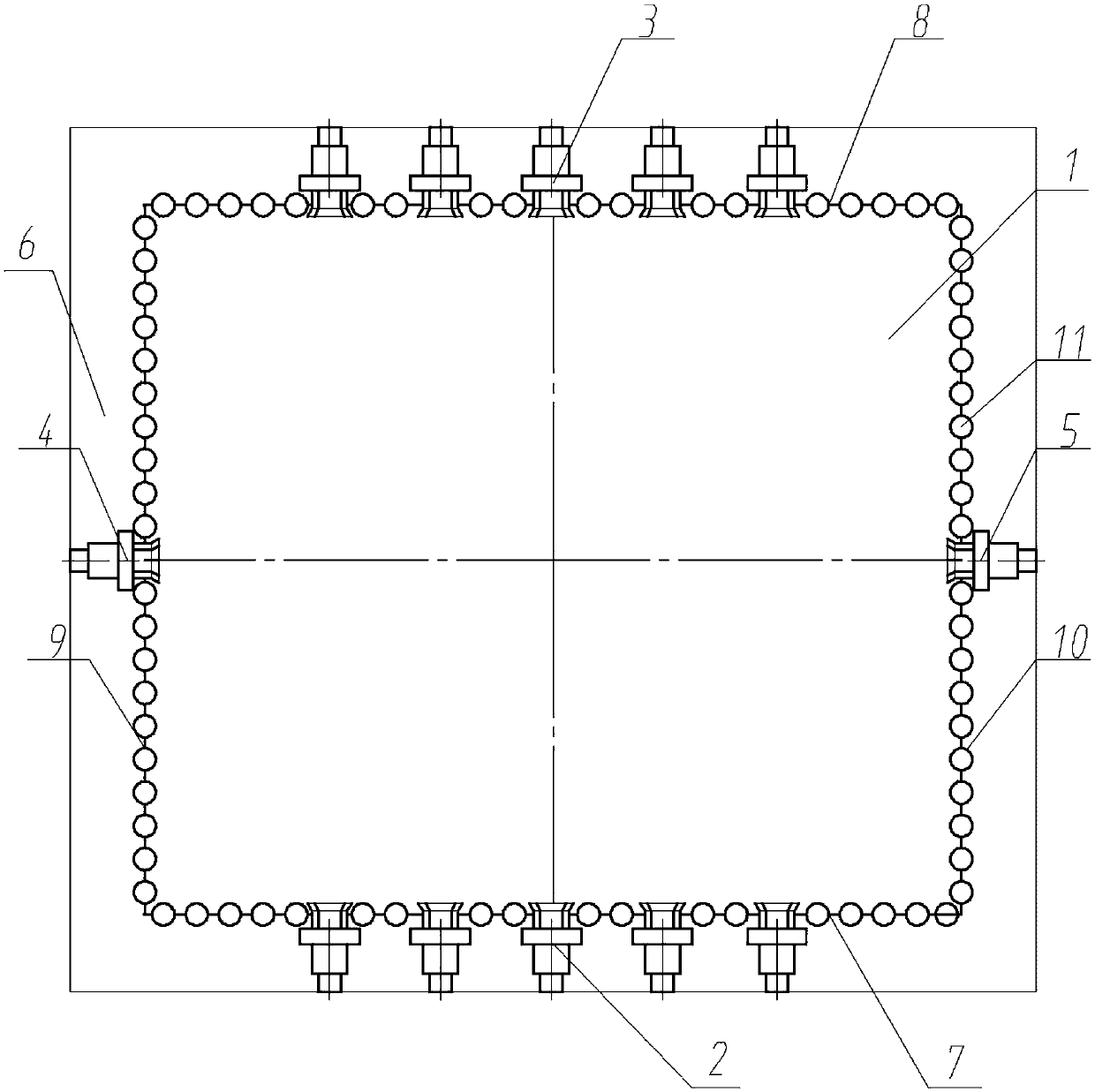 Opposed firing boiler