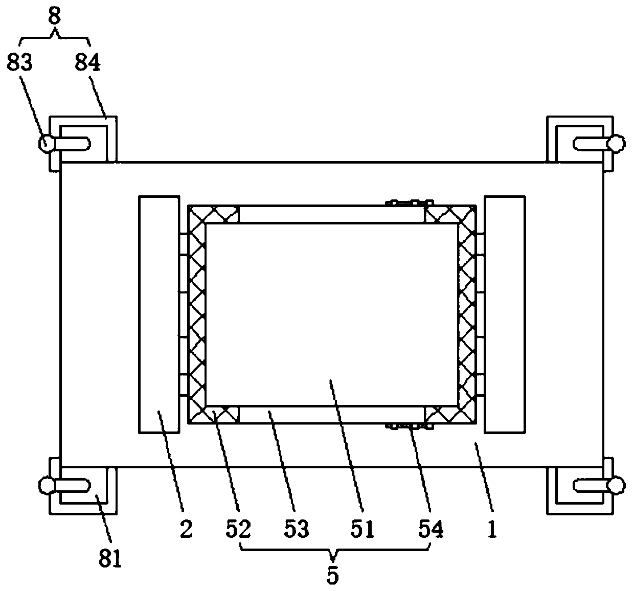 High-safety material lifting device for building construction