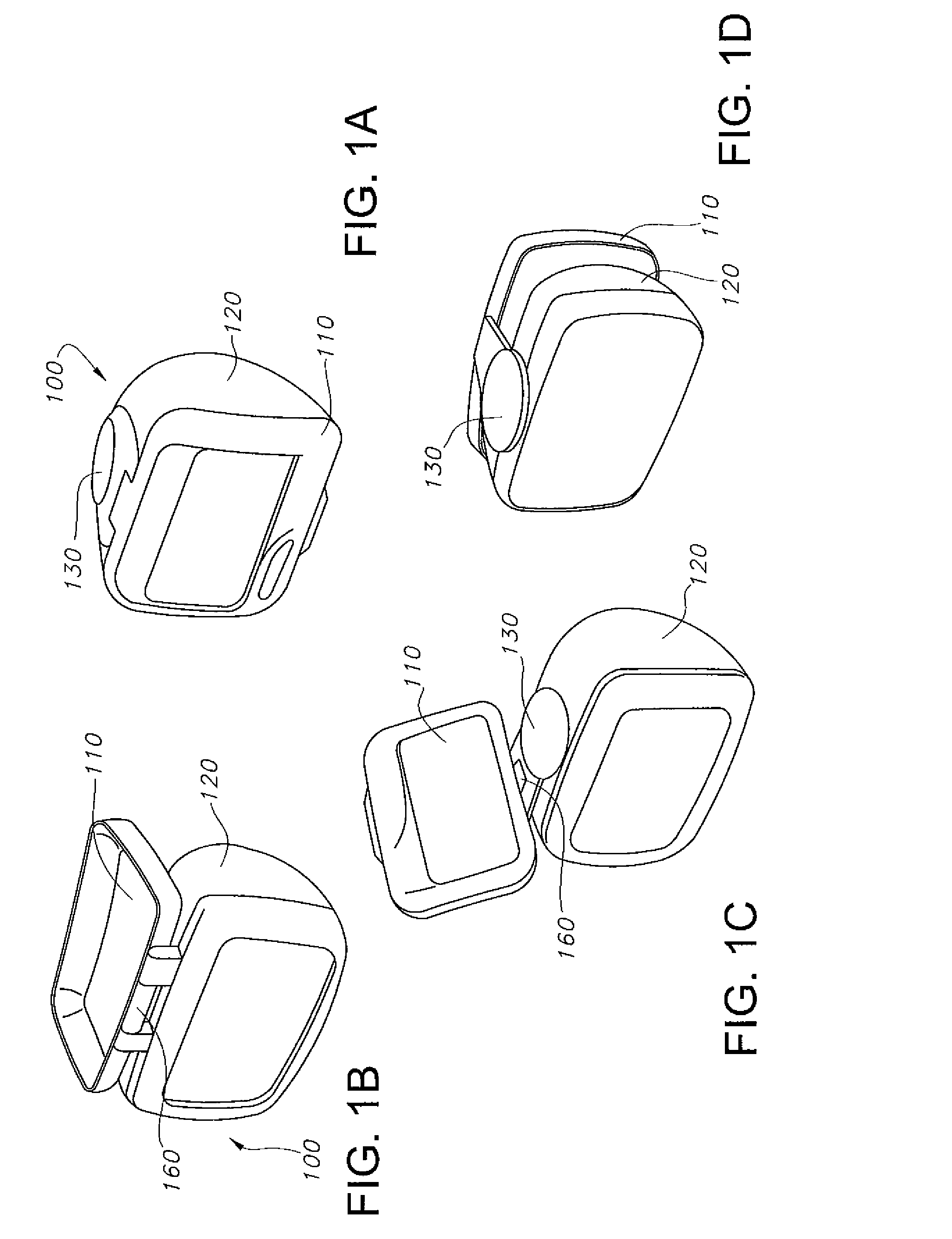 Swivel-lid protective case