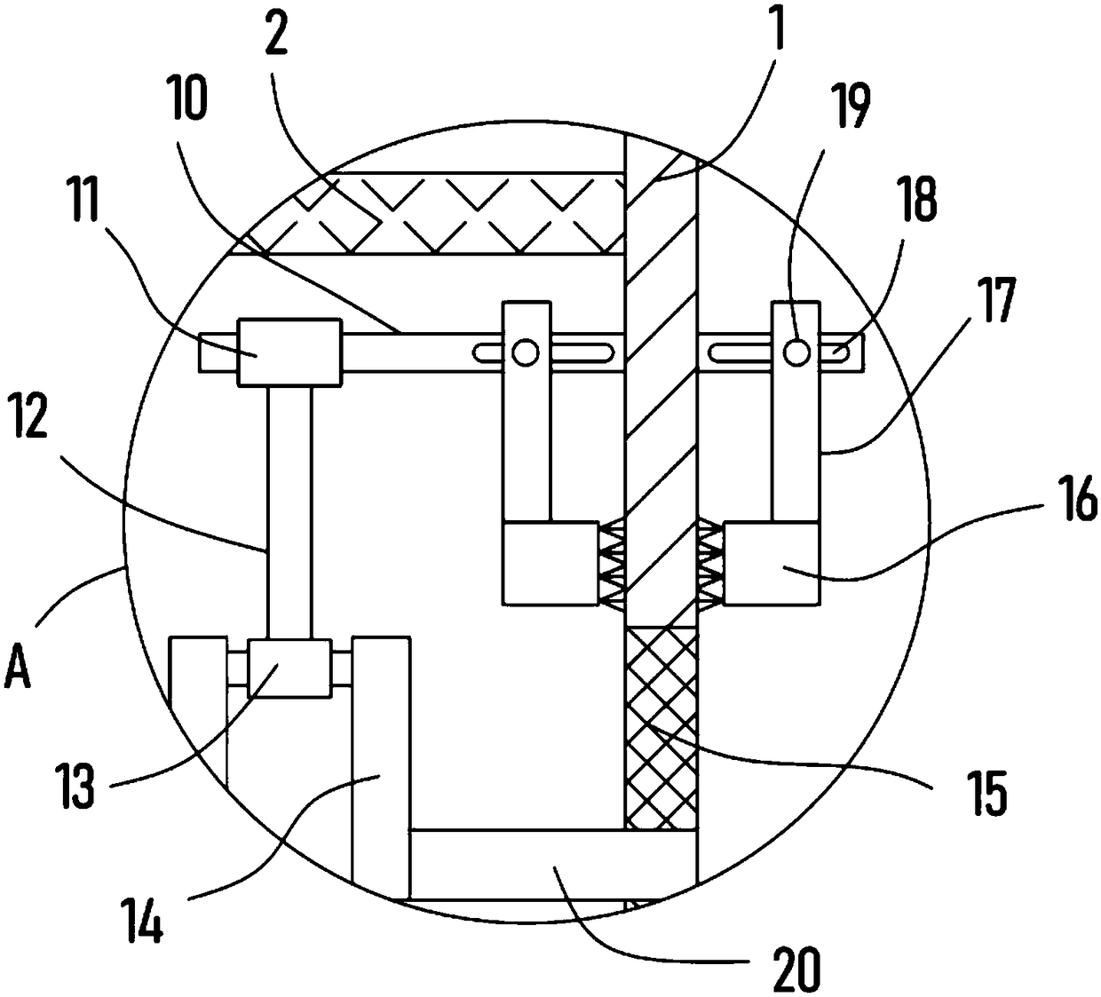 Heat-dissipation power distribution box having self-cleaning function