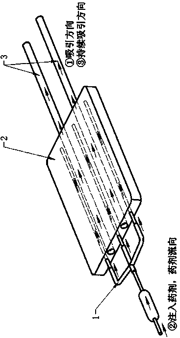 Negative pressure drainage device