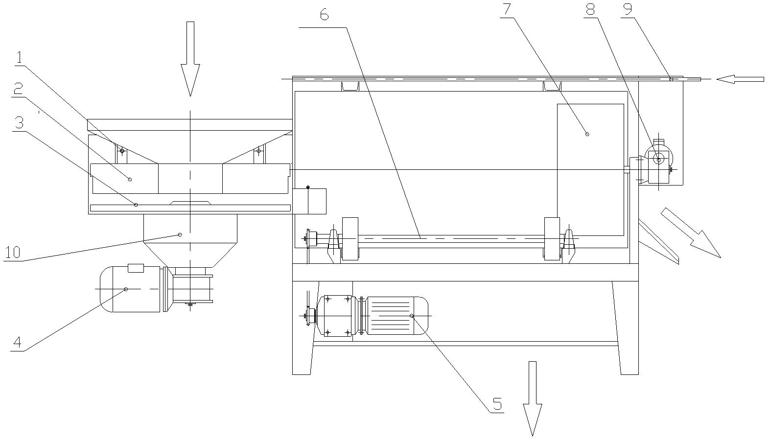 Green walnut debarking cleaning device