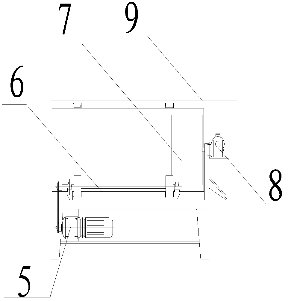 Green walnut debarking cleaning device