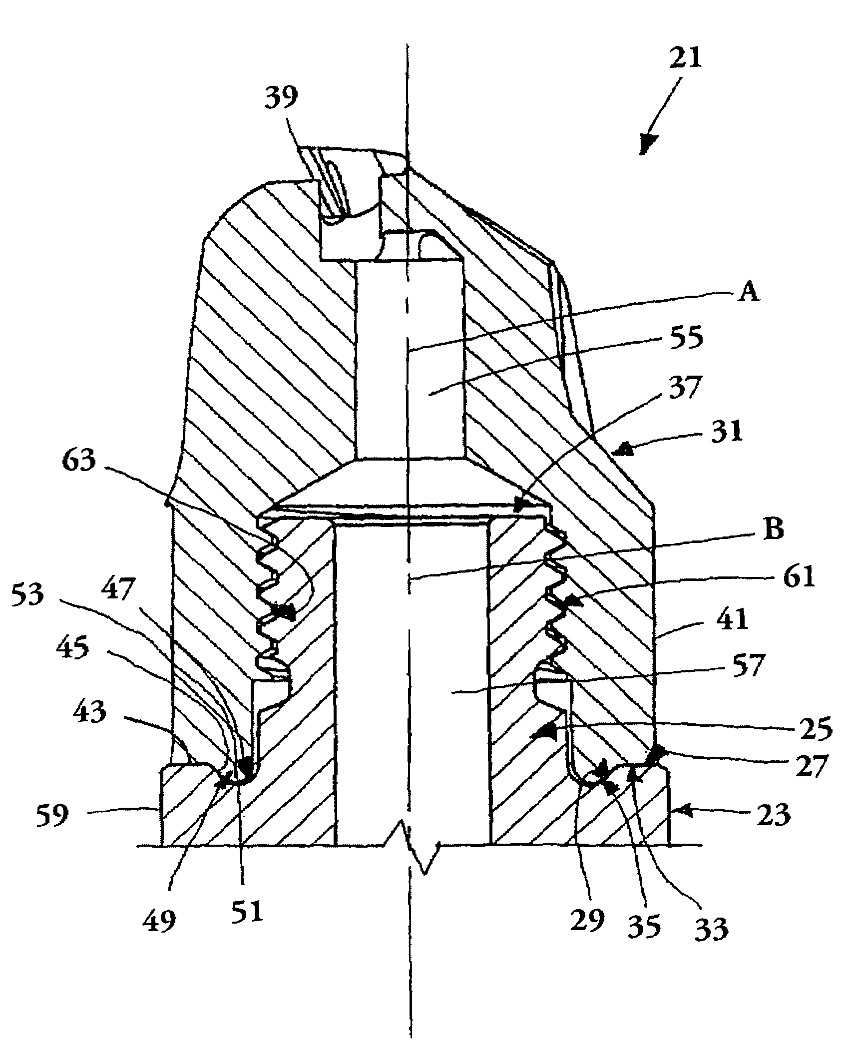 Cutting tool and tool head