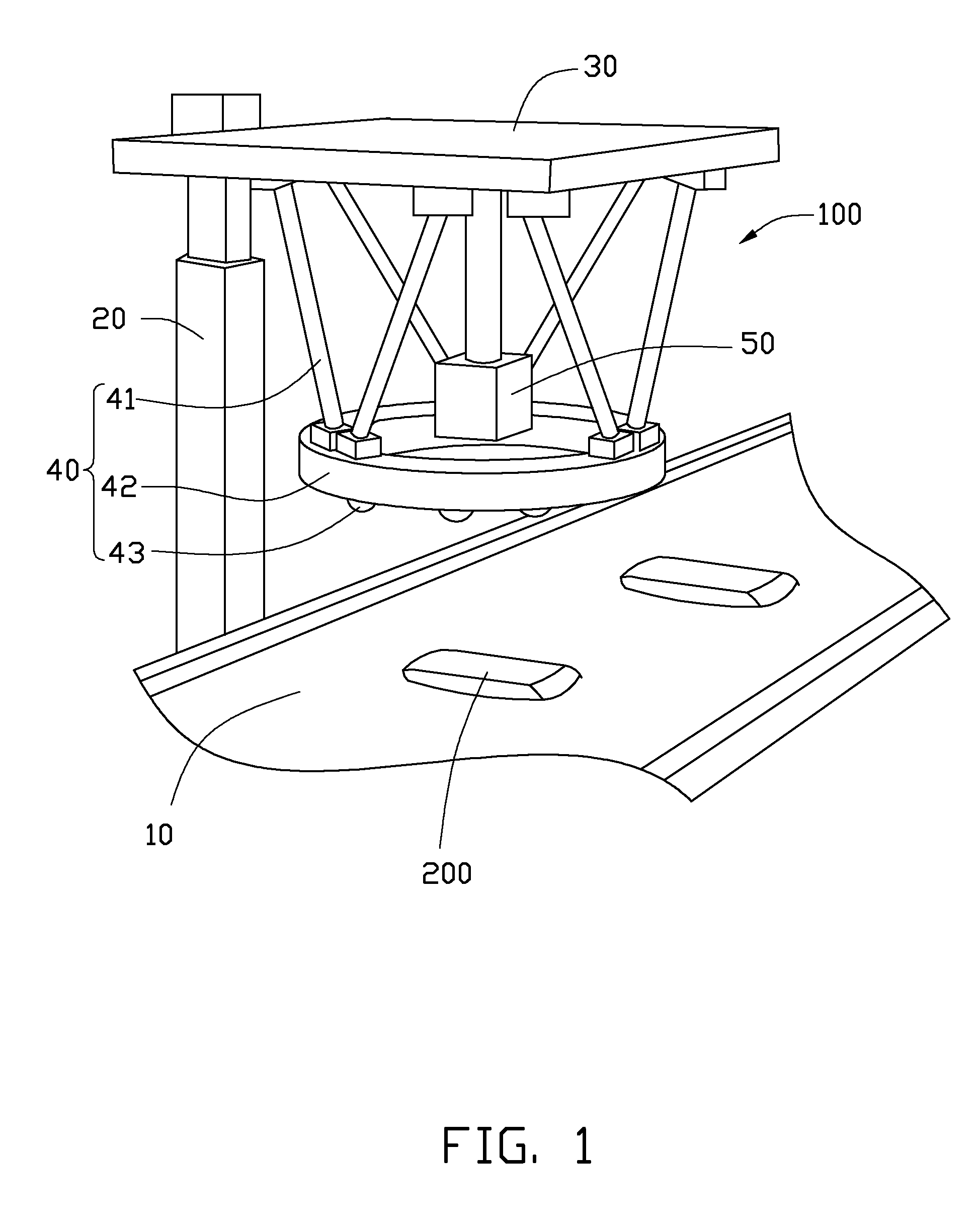 Device for determining surface defects