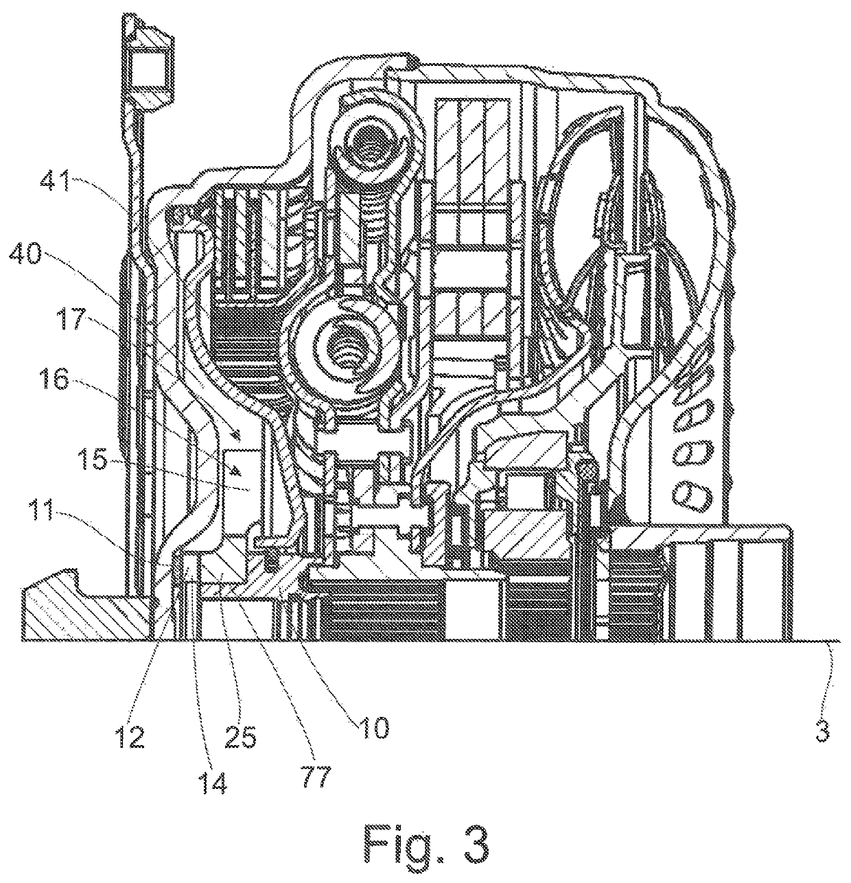 Hydrodynamic coupling arrangement