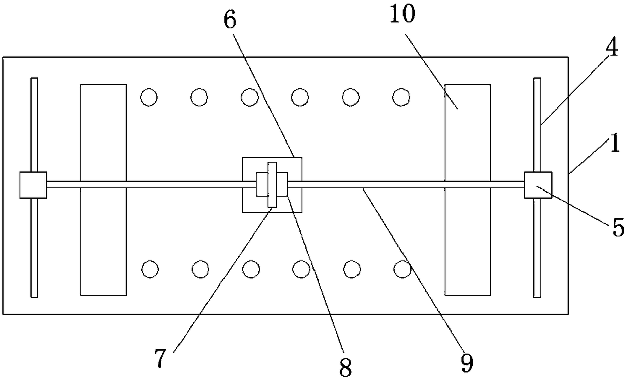 Operation table for bamboo plate machining