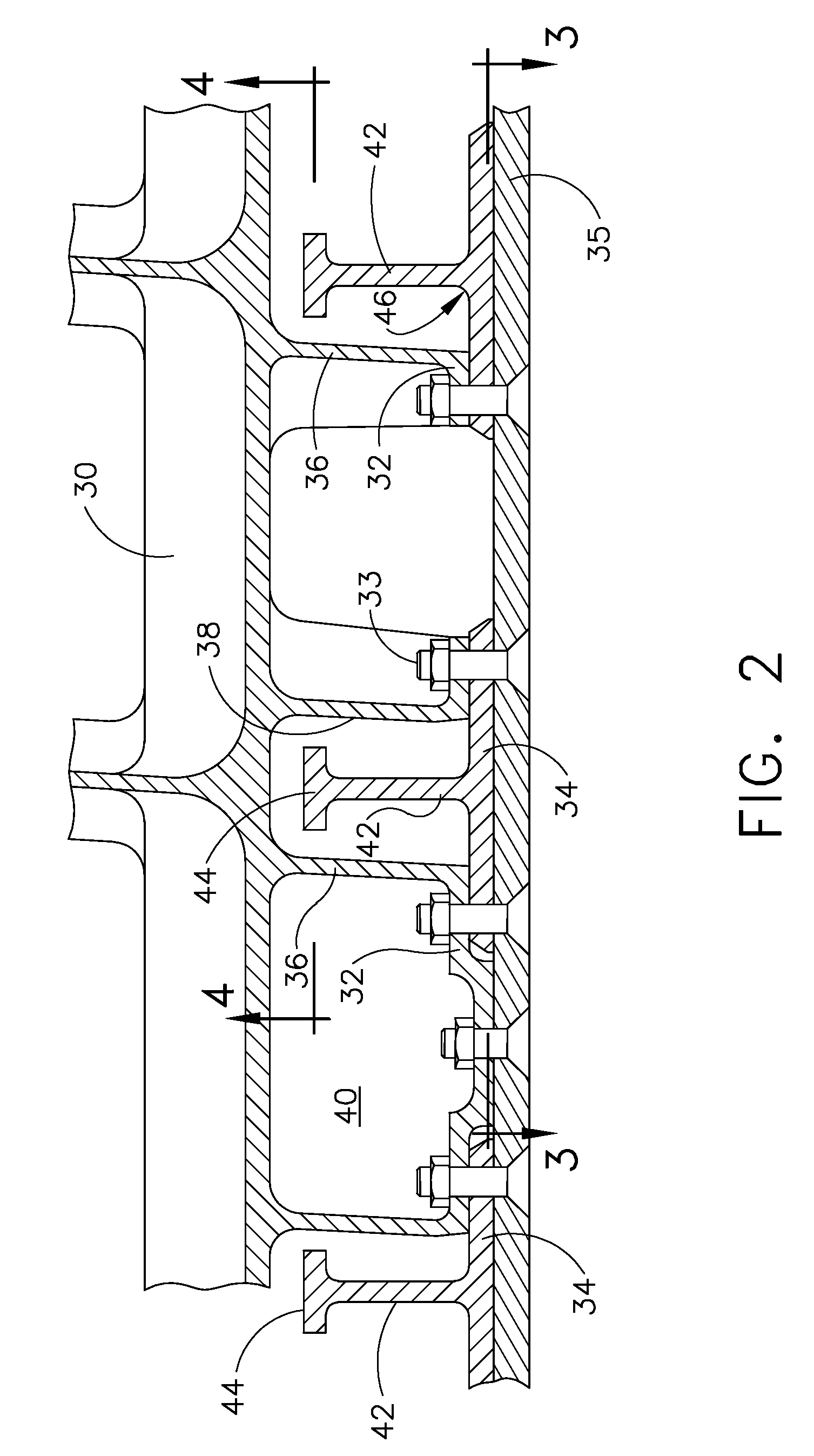 Rib support for wing panels