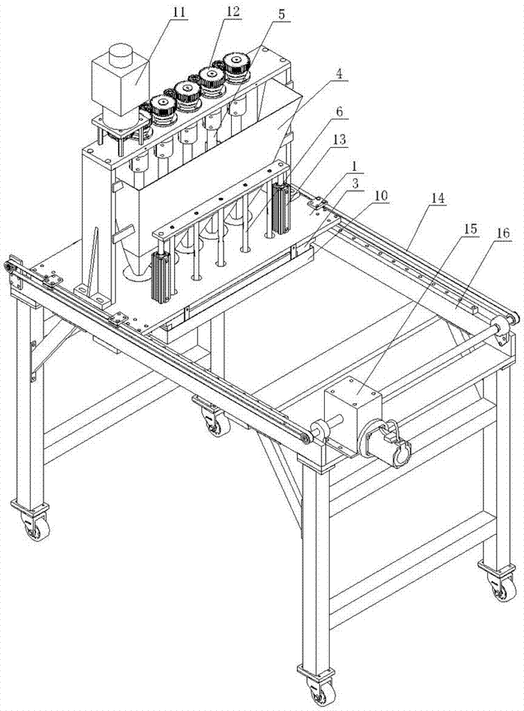 Stepping feeding mechanism