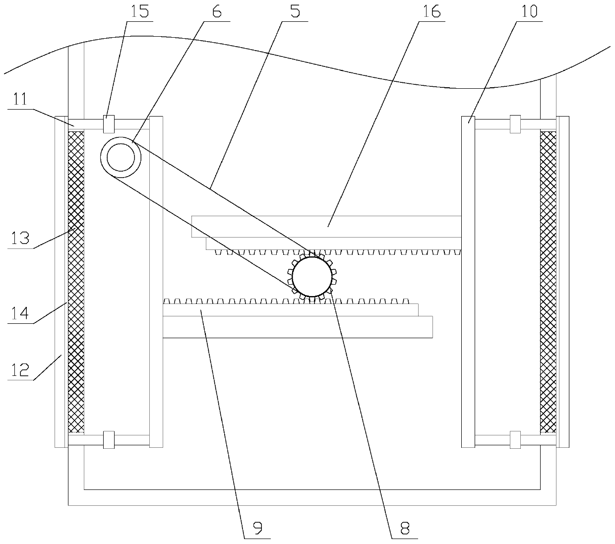 Heat dissipation type RF handheld terminal with dustproof function