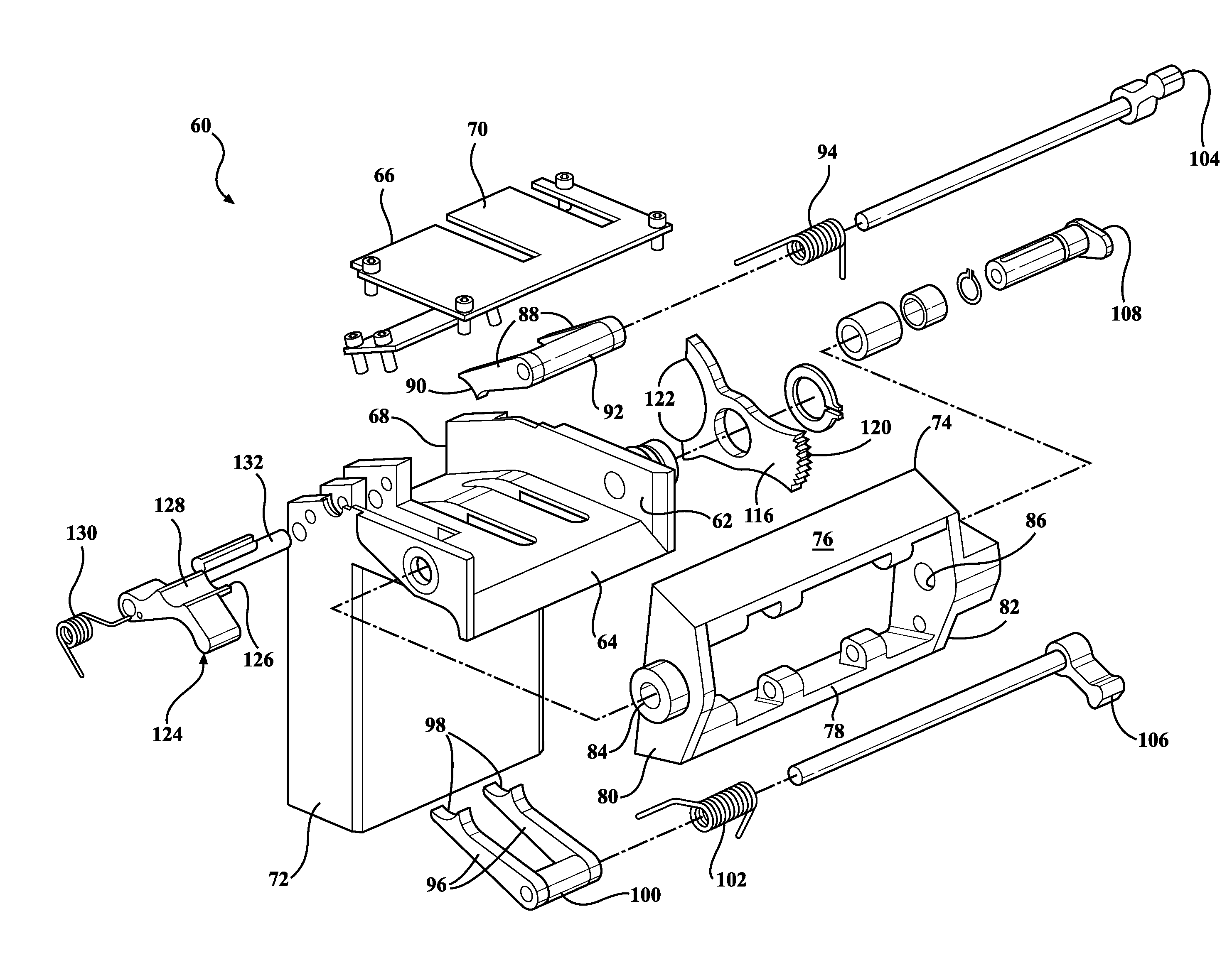 Belt feed mechanism for mil-spec linked ammo