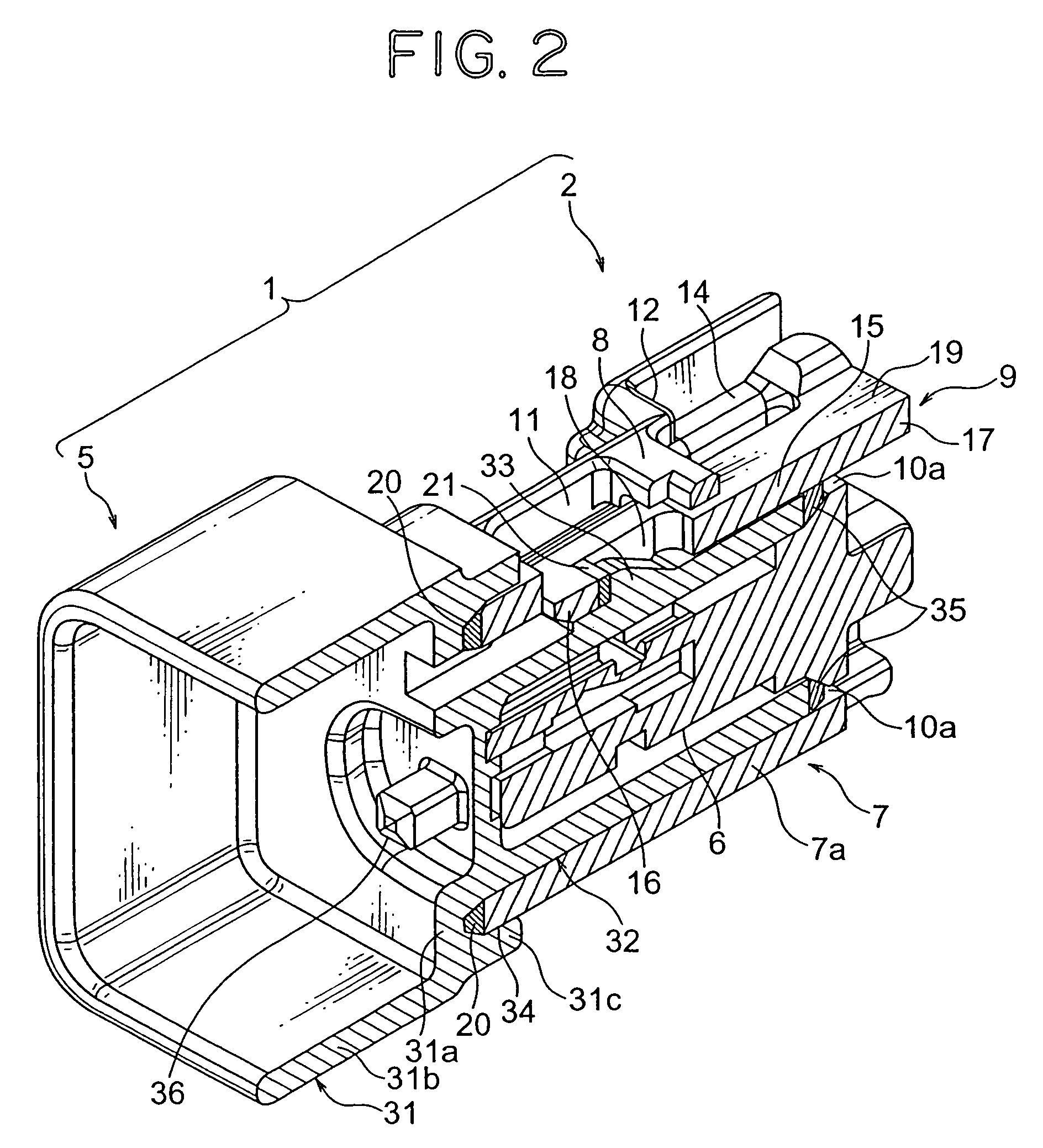 Electrical connector having vibration-resisting structure