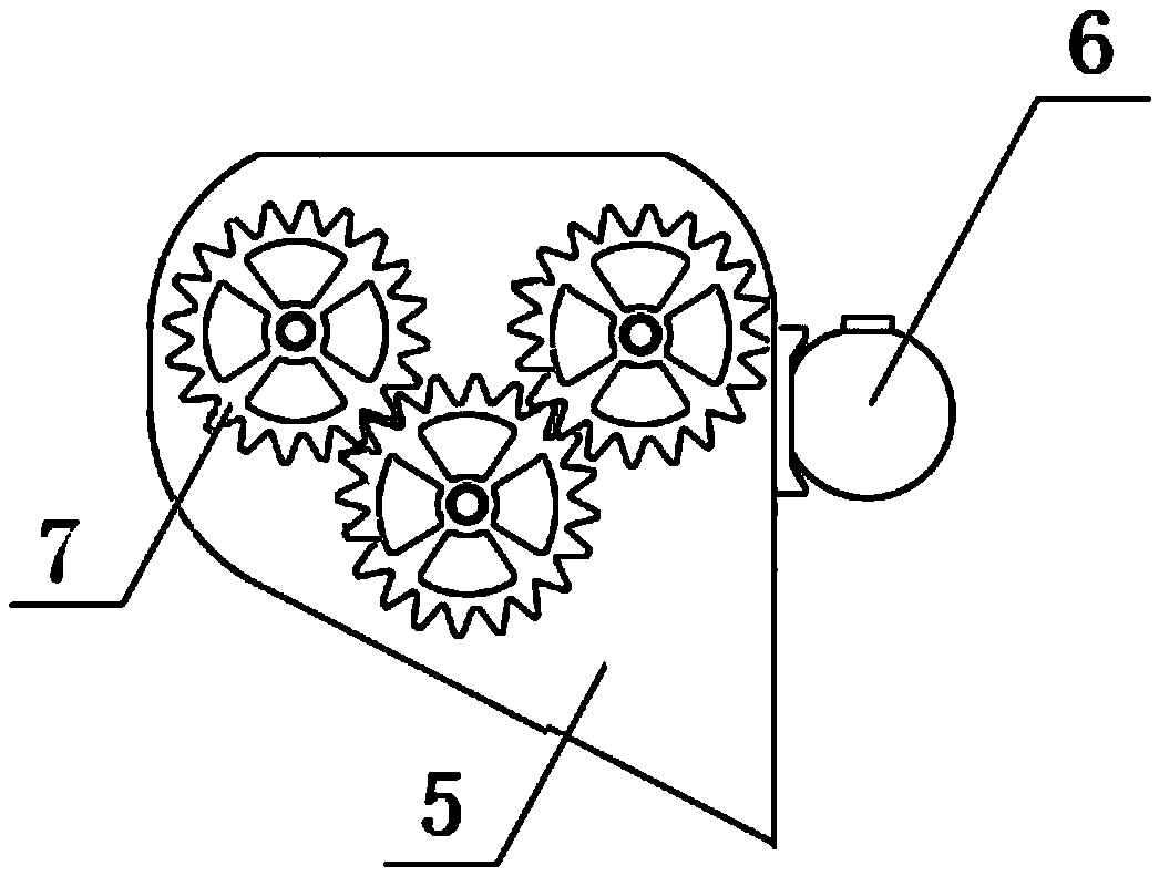 Tea leaf scattering, drying and screening device