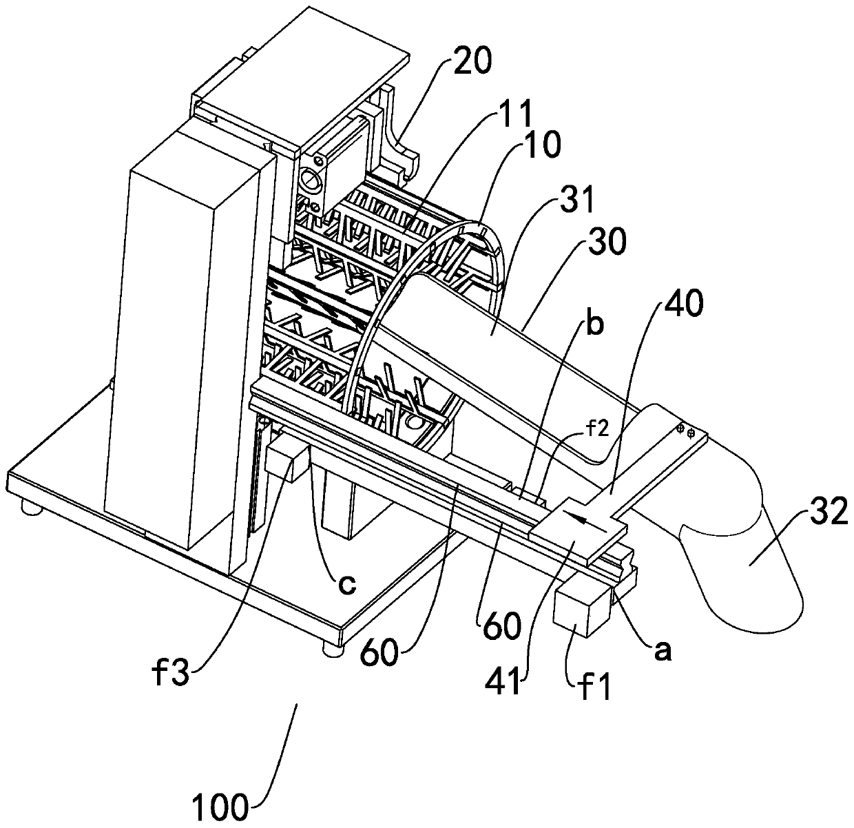 Feeding device and feeding method in anodizing process of aluminum die casting