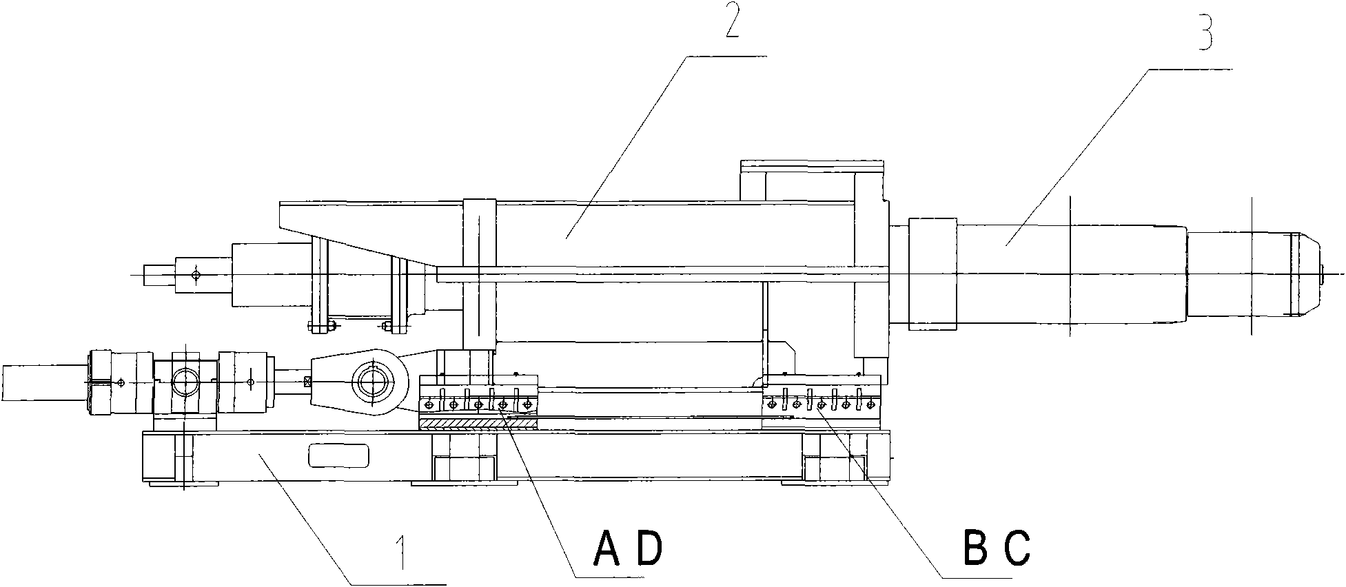 Coiling machine capable of adjusting levelness of reel