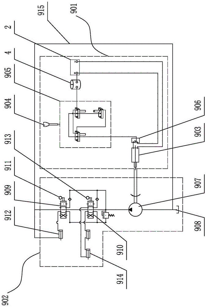 Small tonnage battery electric control forklift