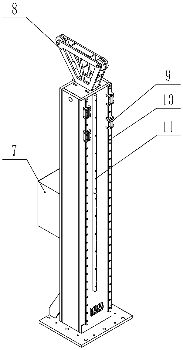 Full-automatic double-shaft tightening machine for flange bolt