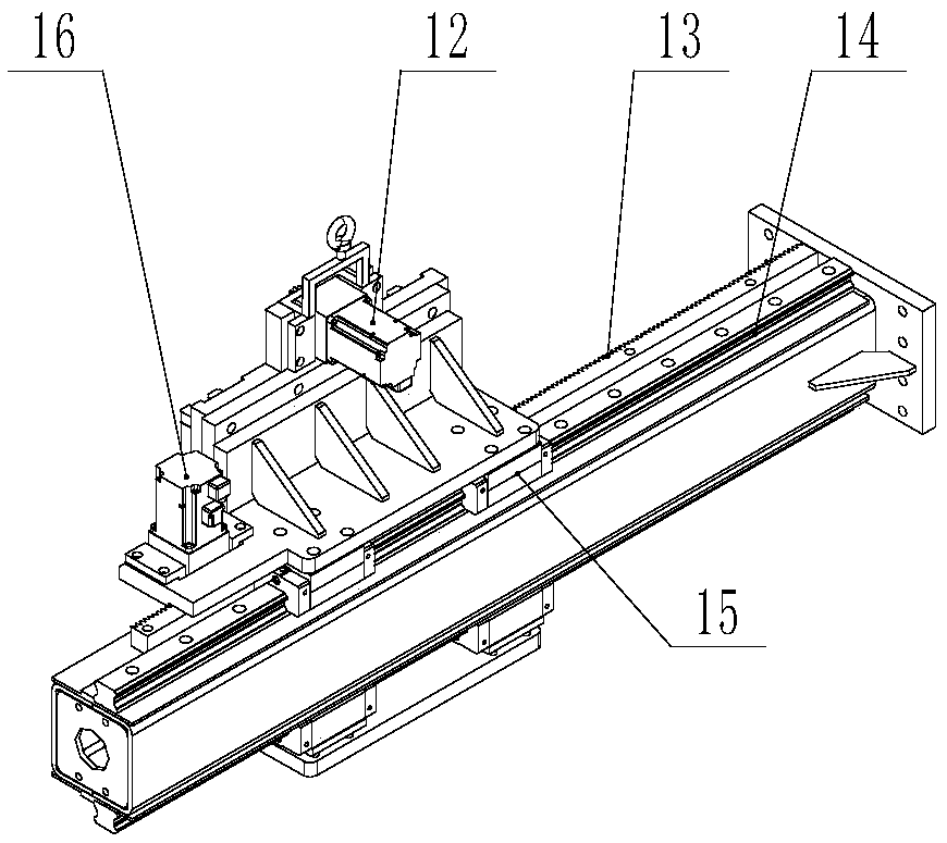 Full-automatic double-shaft tightening machine for flange bolt