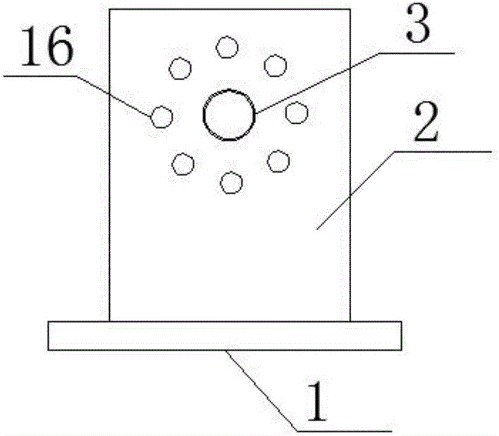 Lacquer brushing tool for glue mixing screw rod