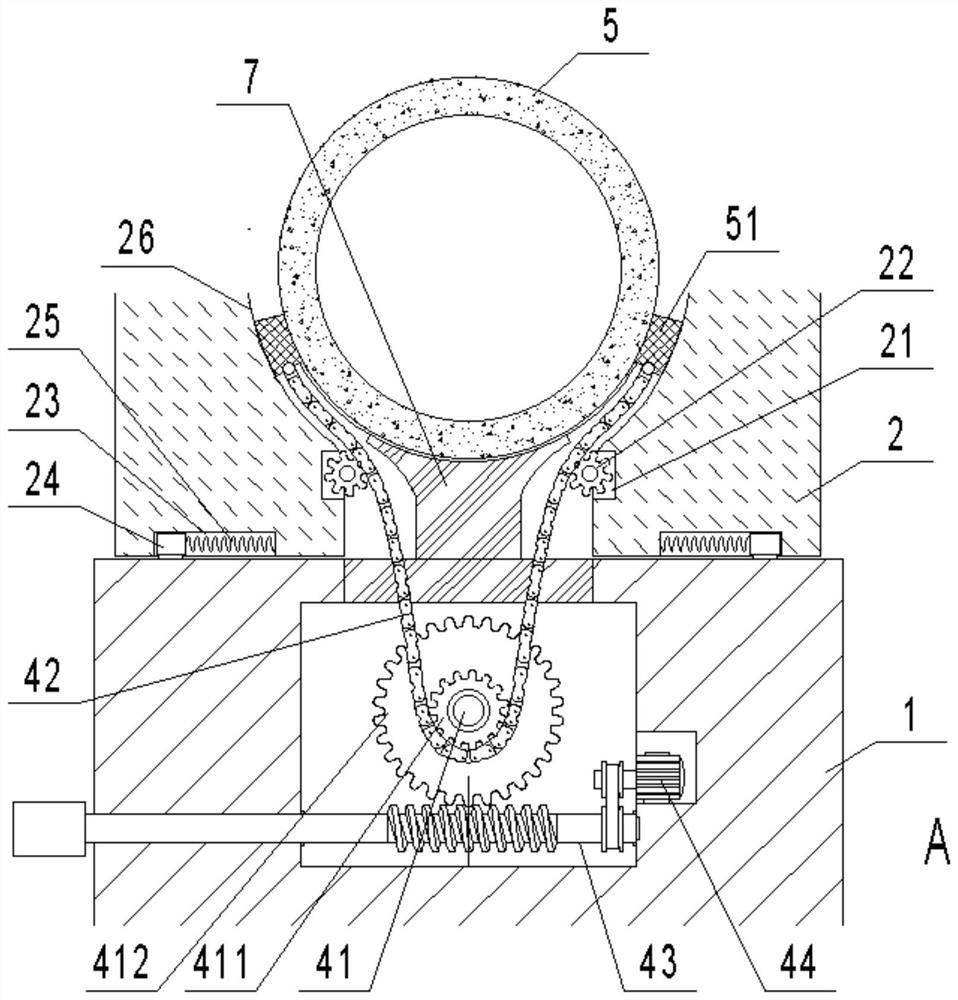 Supporting device for water conservancy pipeline