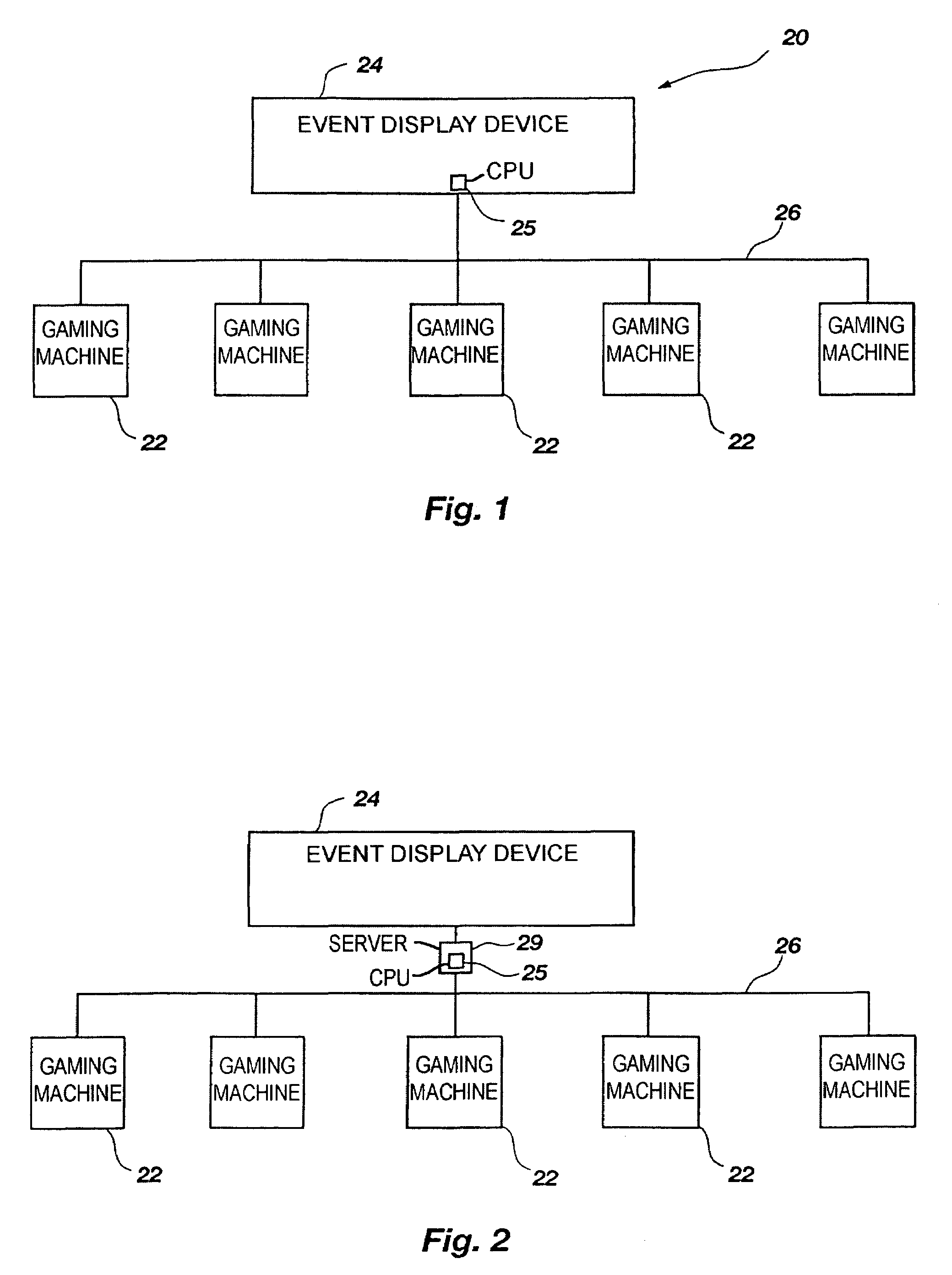 Class of feature event games suitable for linking to multiple gaming machines