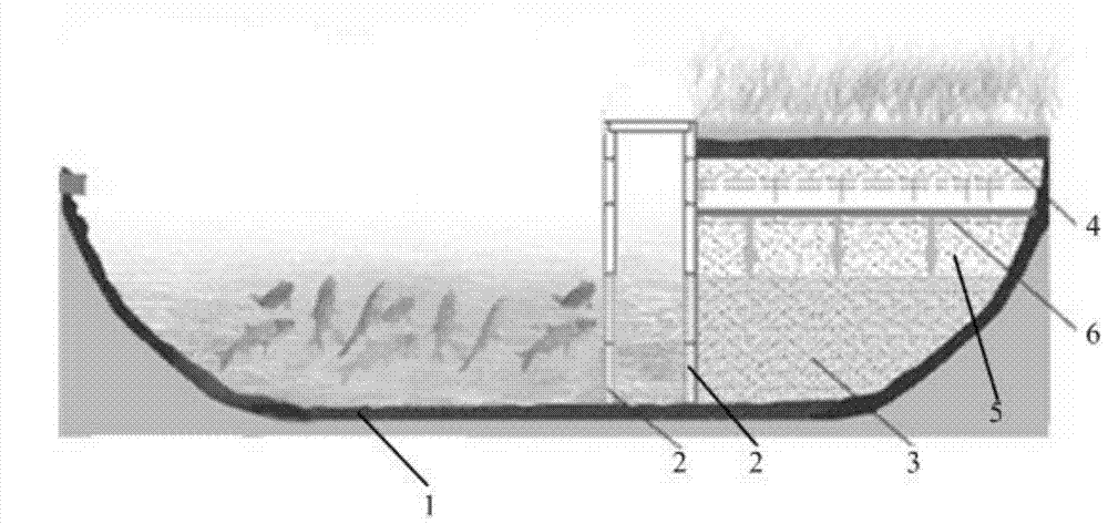 Novel reservoir and desert ecological planting system comprising same