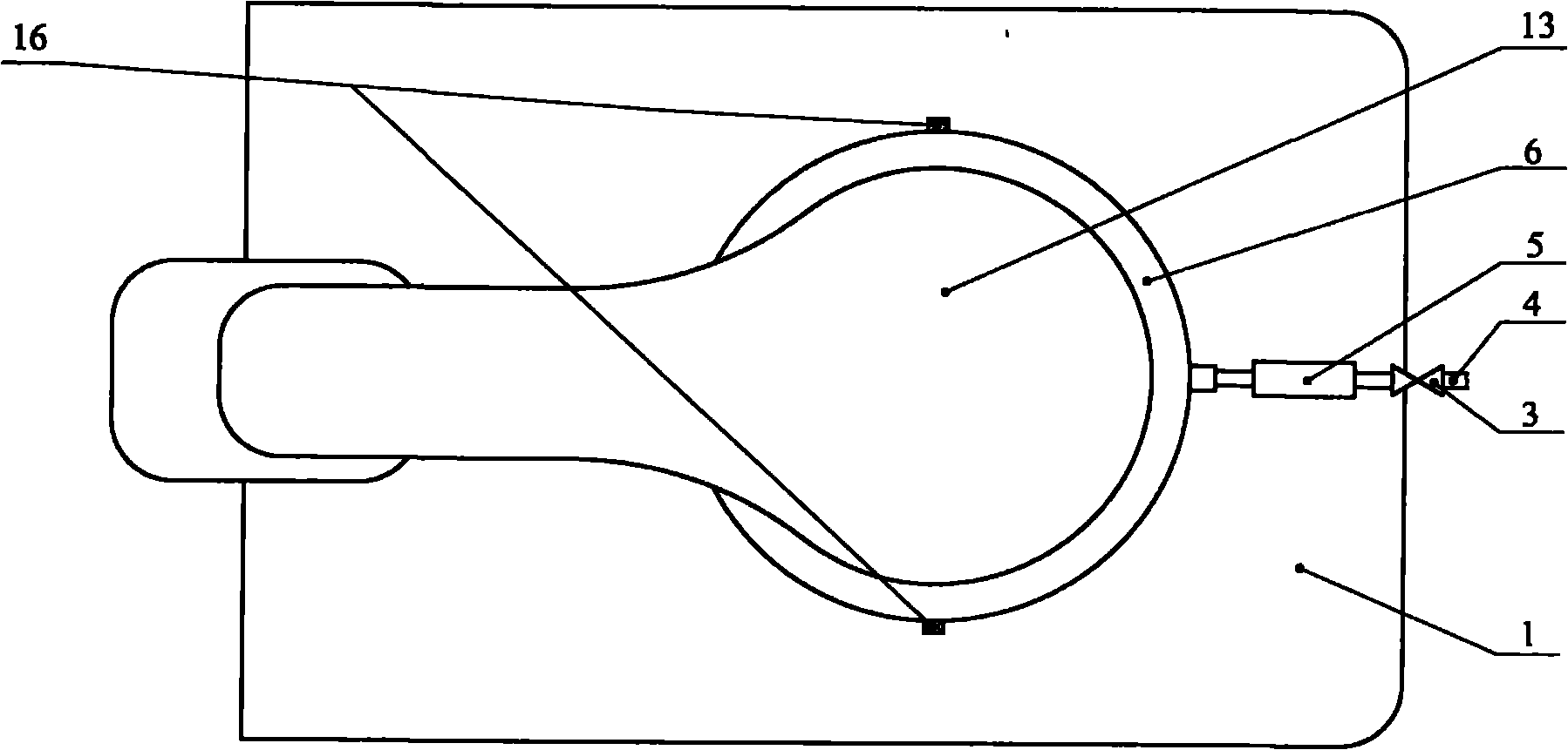 Performance testing device of static-pressure air bearing