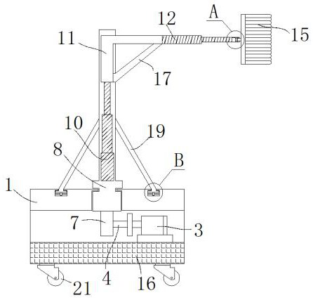 Cleaning device for instruments and apparatus