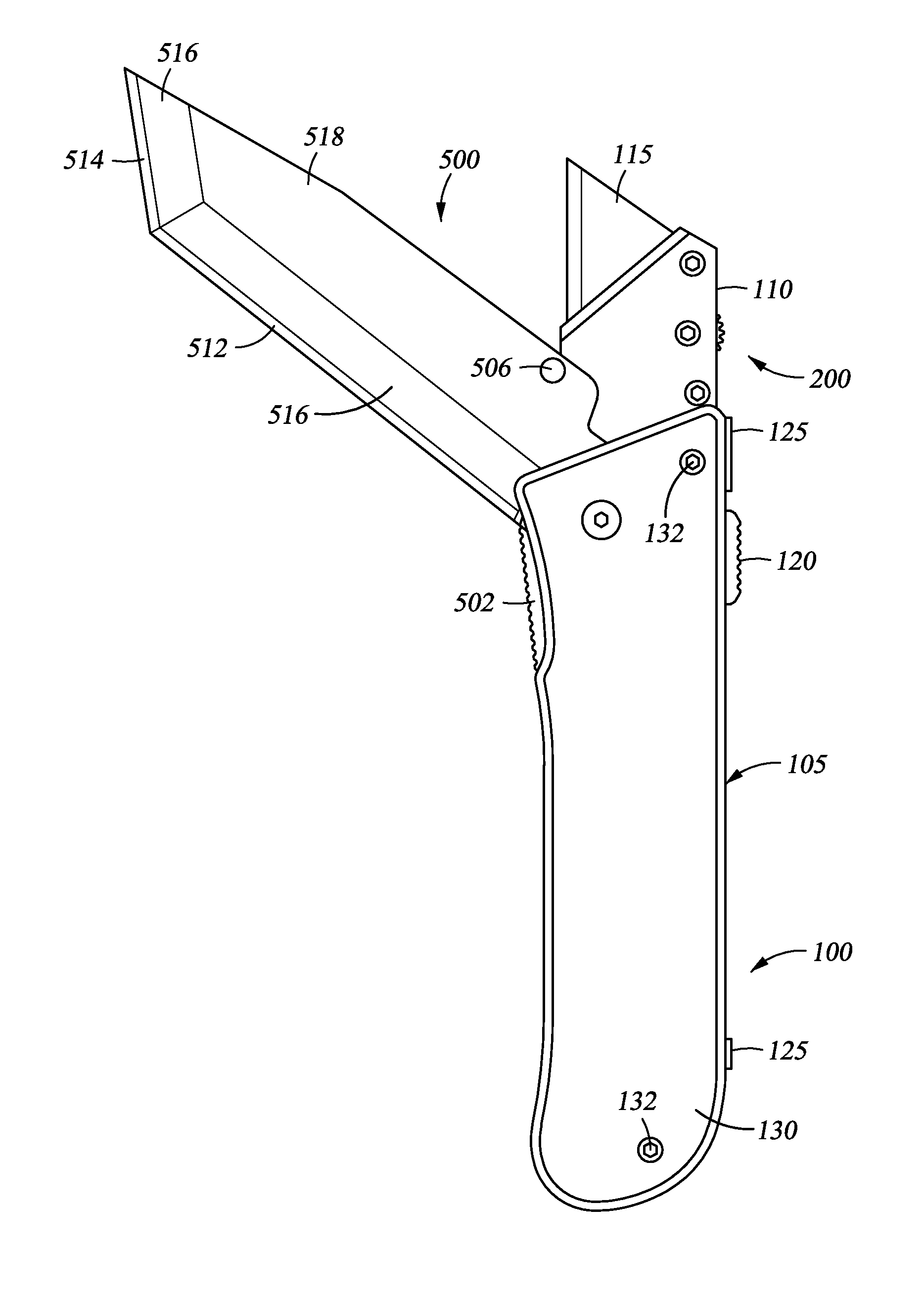 Combination dual blade knife