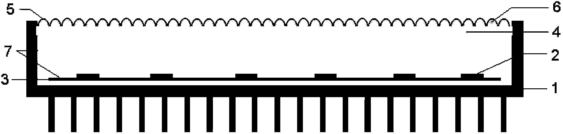 LED illuminating device with micro-structure optical film