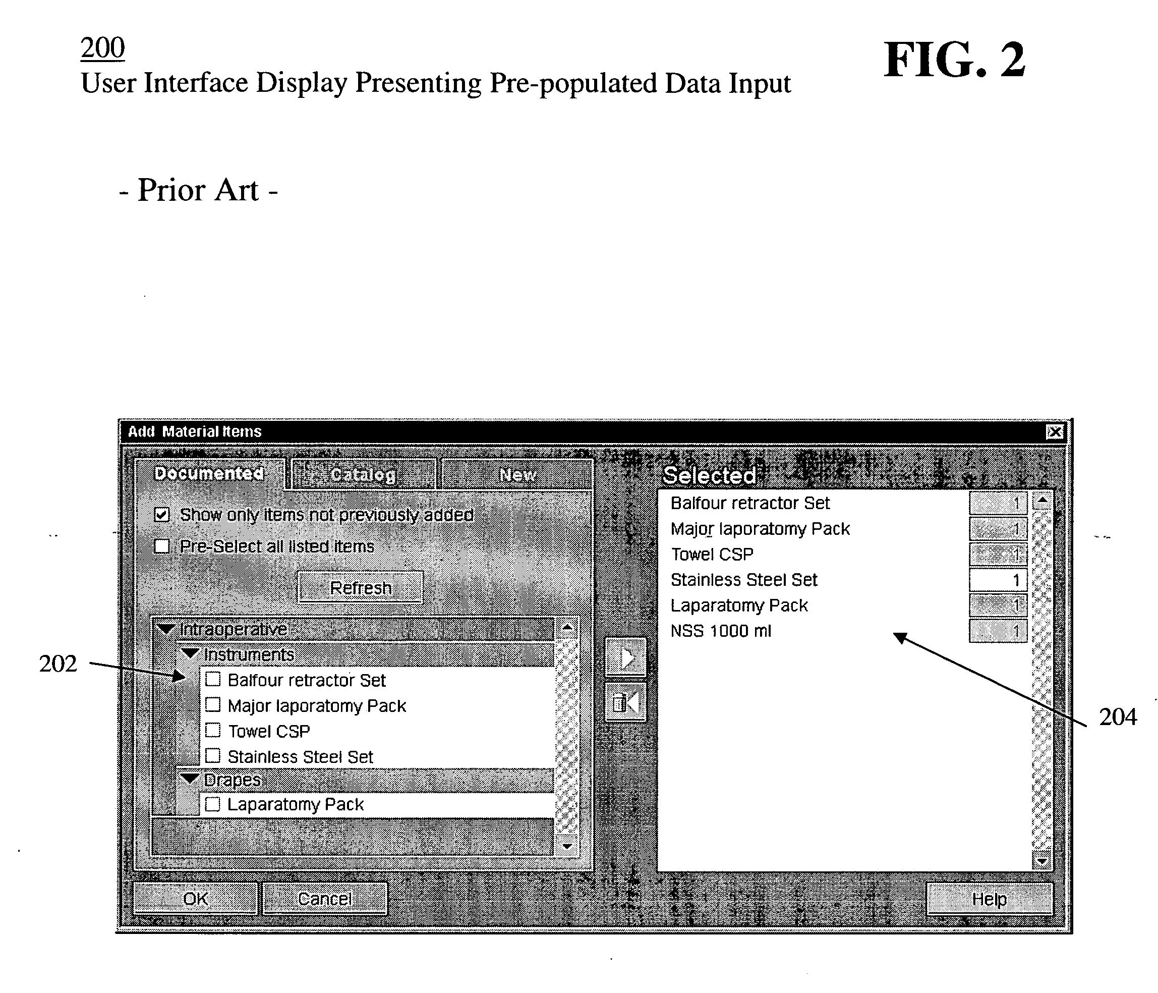 Material and device inventory tracking system for medical and other uses