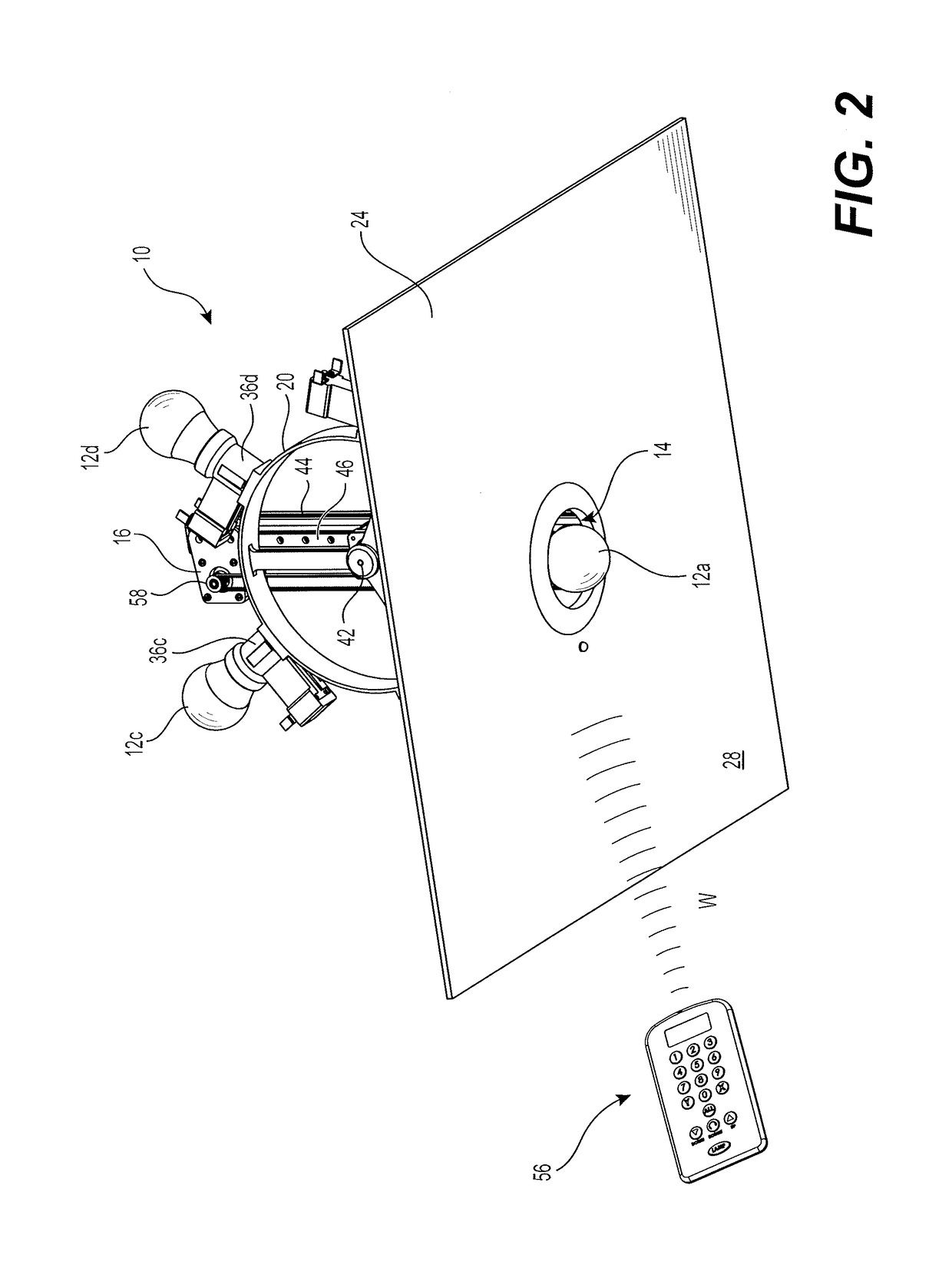 Rotating multi-socket light fixture