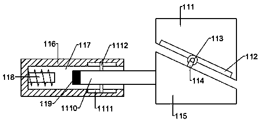 Orthopedic clinic clamping type nail removal device based on wedge lifting principle