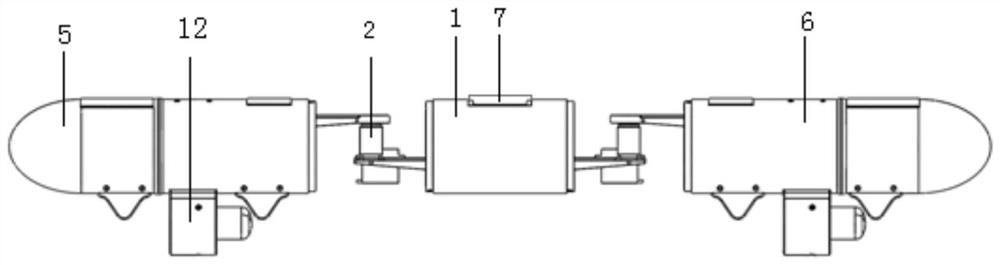 A snake-shaped water surface rescue robot and its control method